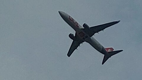 Boeing 737-800 PR-GXJ departing from Fortaleza to Brasília