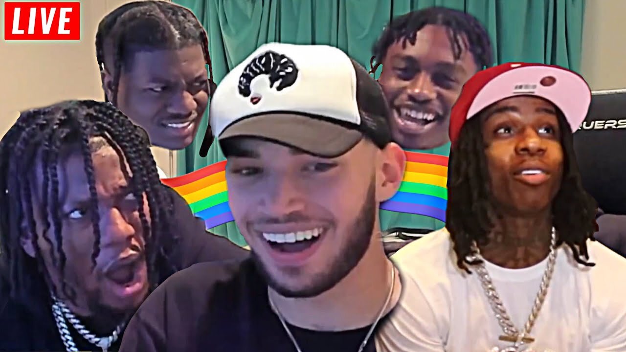 Adin Ross SUS MOMENTS! 🏳️‍🌈😂 Ft POLO G, LIL YACHTY, ZIAS, LIL TJAY