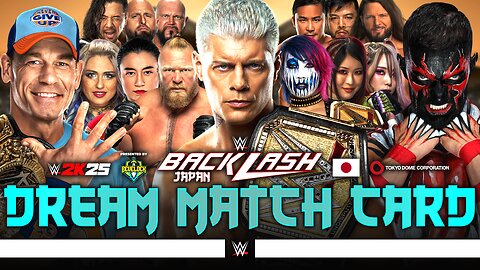 WWE Backlash Japan - Dream Match Card | Bevelock