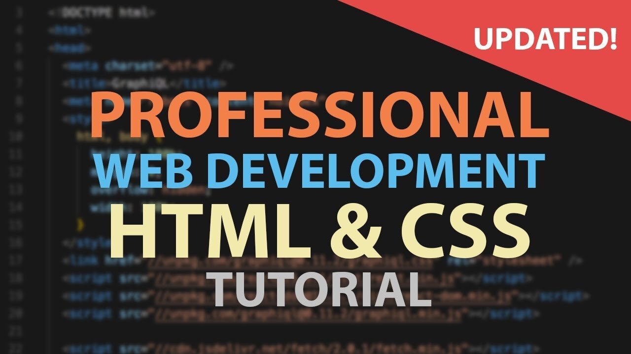 HTML and CSS Tutorial for Beginners full course