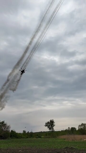 Combat operation of the 🇷🇺Ka-52 helicopter