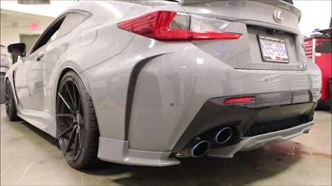 2015 Lexus RC-F Invidia Exhaust clip | AnthonyJ350