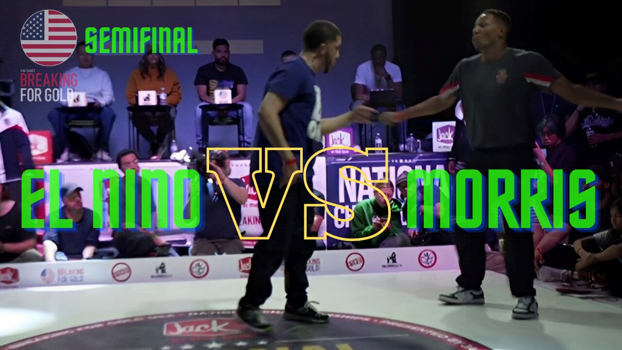 BBOY EL NINO VS BBOY MORRIS | SEMIFINAL | 1 VS 1 | BREAKING FOR GOLD USA 2023