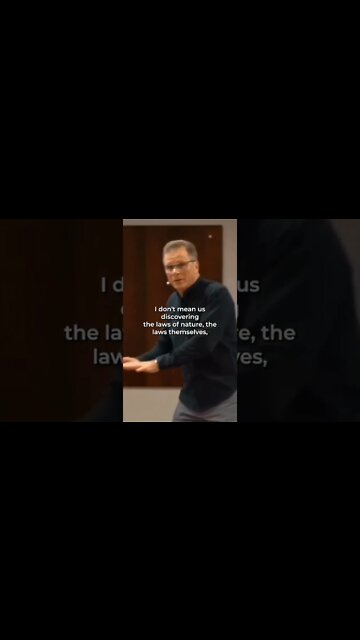 Where do the laws of nature (ie. gravity) come from? #frankturek #LawsOfNature #ExistenceOfGod