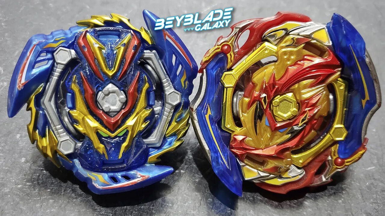 SLASH VALKYRIE .Bl.V' RETSU vs UNION SPRIGGAN .Ω.Qc' ZAN - Beyblade Burst ベイブレードバースト