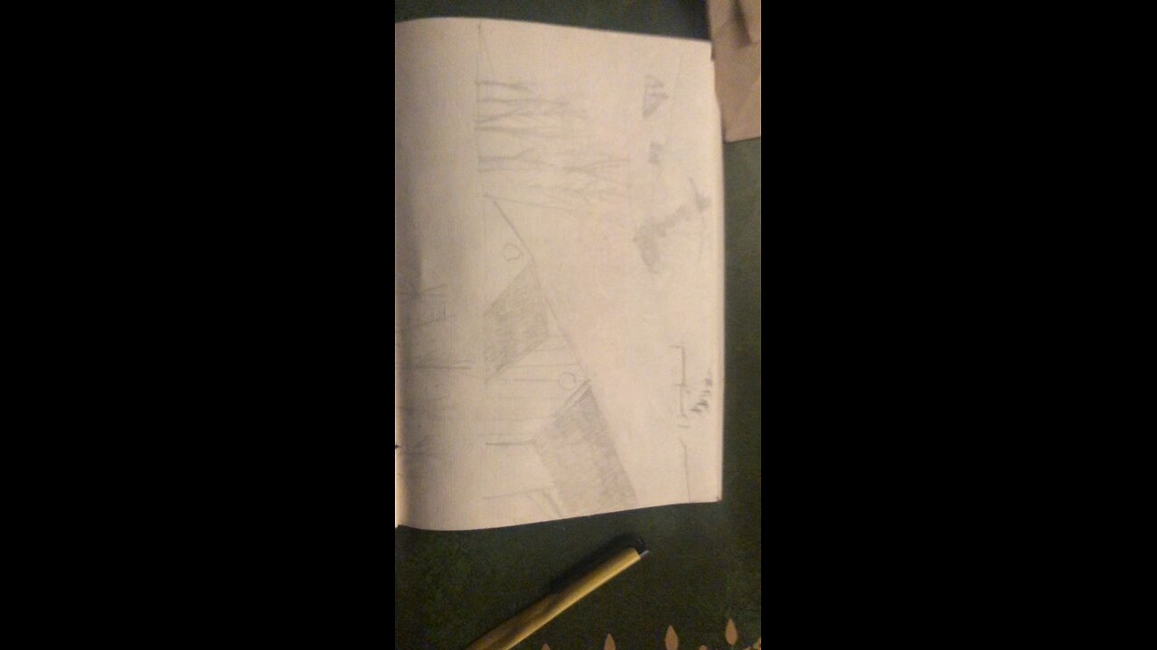 First landscape sketch