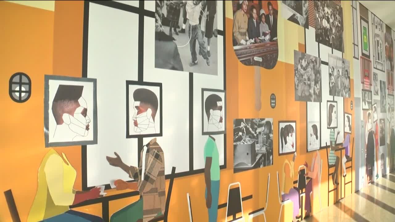 Mural focusing on Black life breaks down barriers at Milwaukee Art Museum