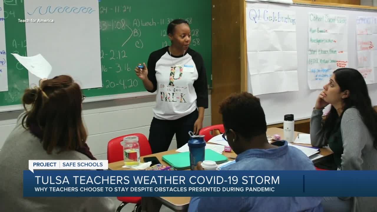 Tulsa Teachers Weather Covid-19 Storm