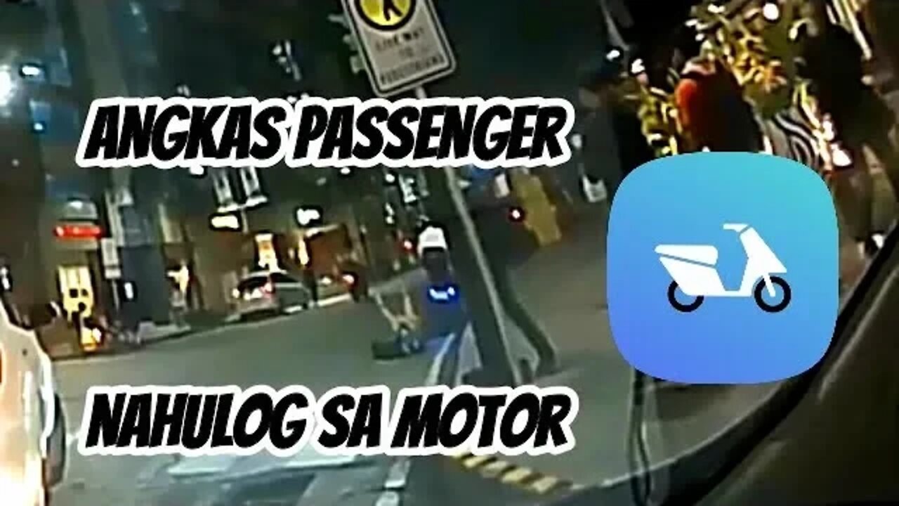 Angkas Passenger, Nahulog Sa Motor Sa Eastwood City