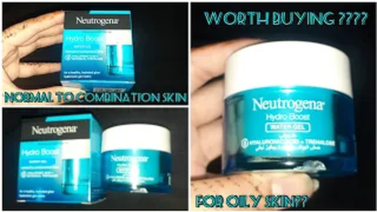 Neutrogena hydro boost water gel review | hydrating water gel | best for normal to combination skin