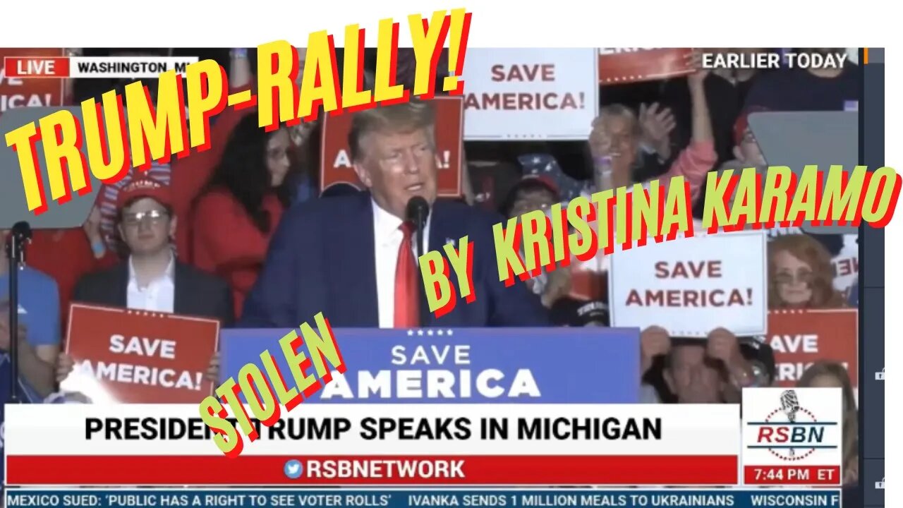 Trump Rally gets stolen!