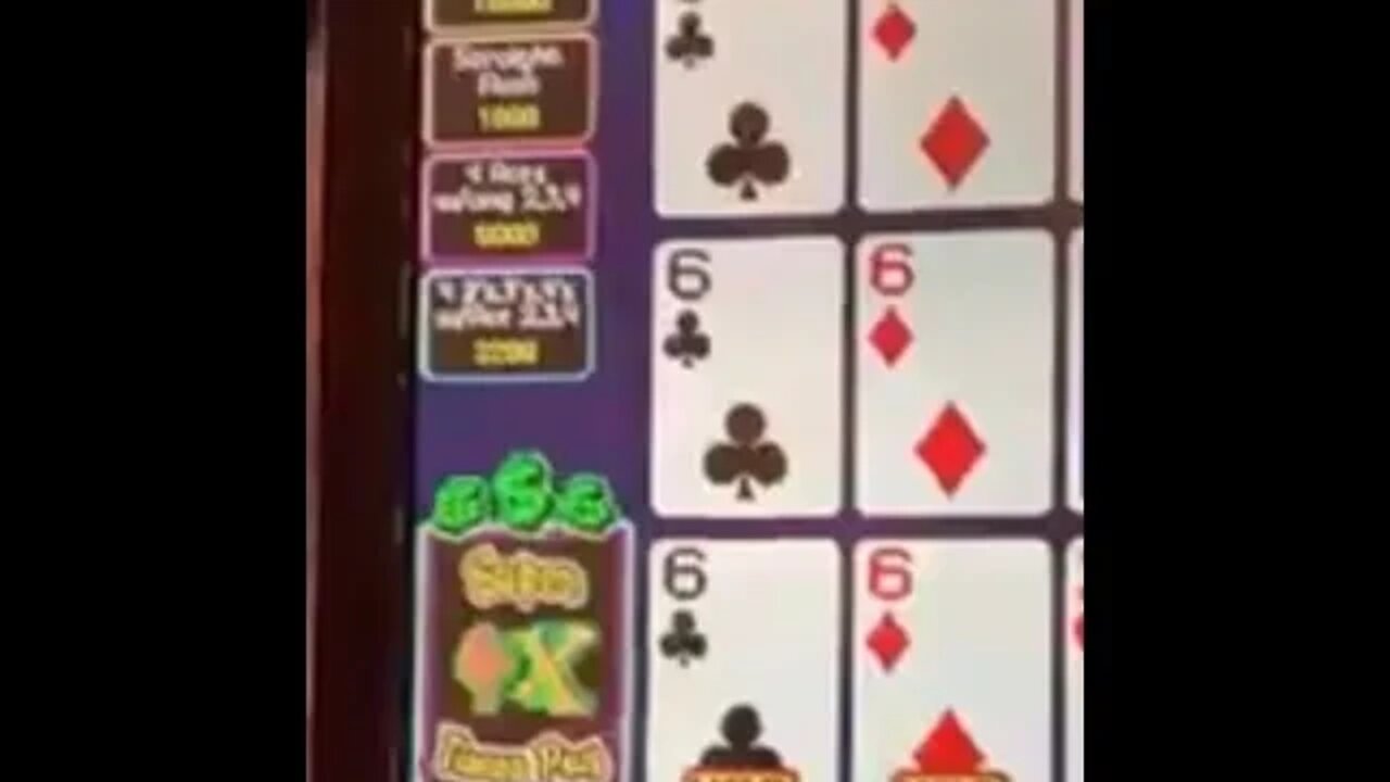 4X #Shorts #VideoPoker