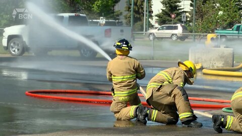 Lethbridge Fire Recruits Participate In Training Exercise - June 1, 2022 - Angela Stewart