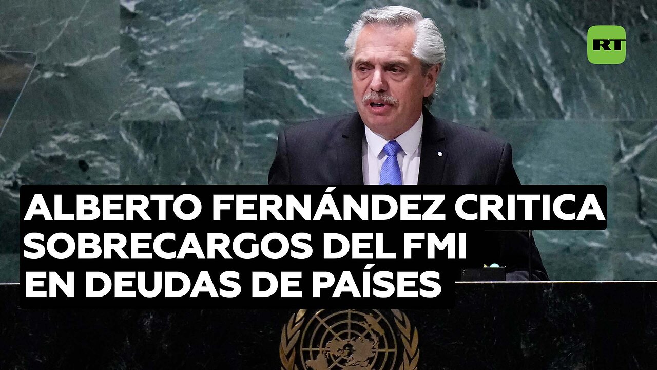 Alberto Fernández pide en la ONU reformar la arquitectura financiera global