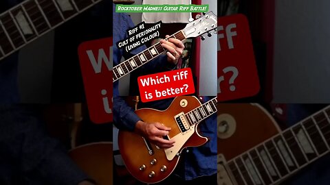 Roctober Riff madness! Cult of personality vs Peace of mind #shorts