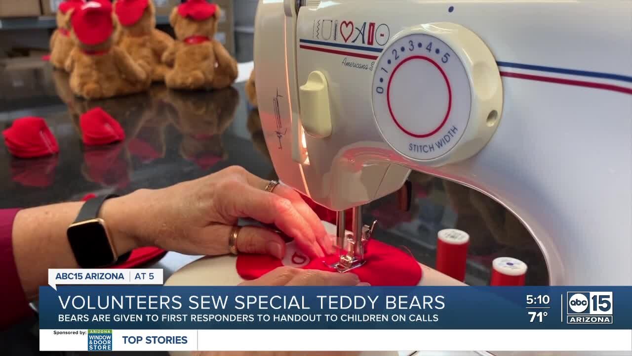 Volunteers needed to sew thousands of teddy bears for kids in crisis