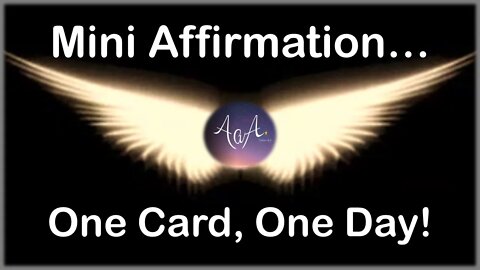 Daily SHORT Affirmation Tarot Reading 6th June