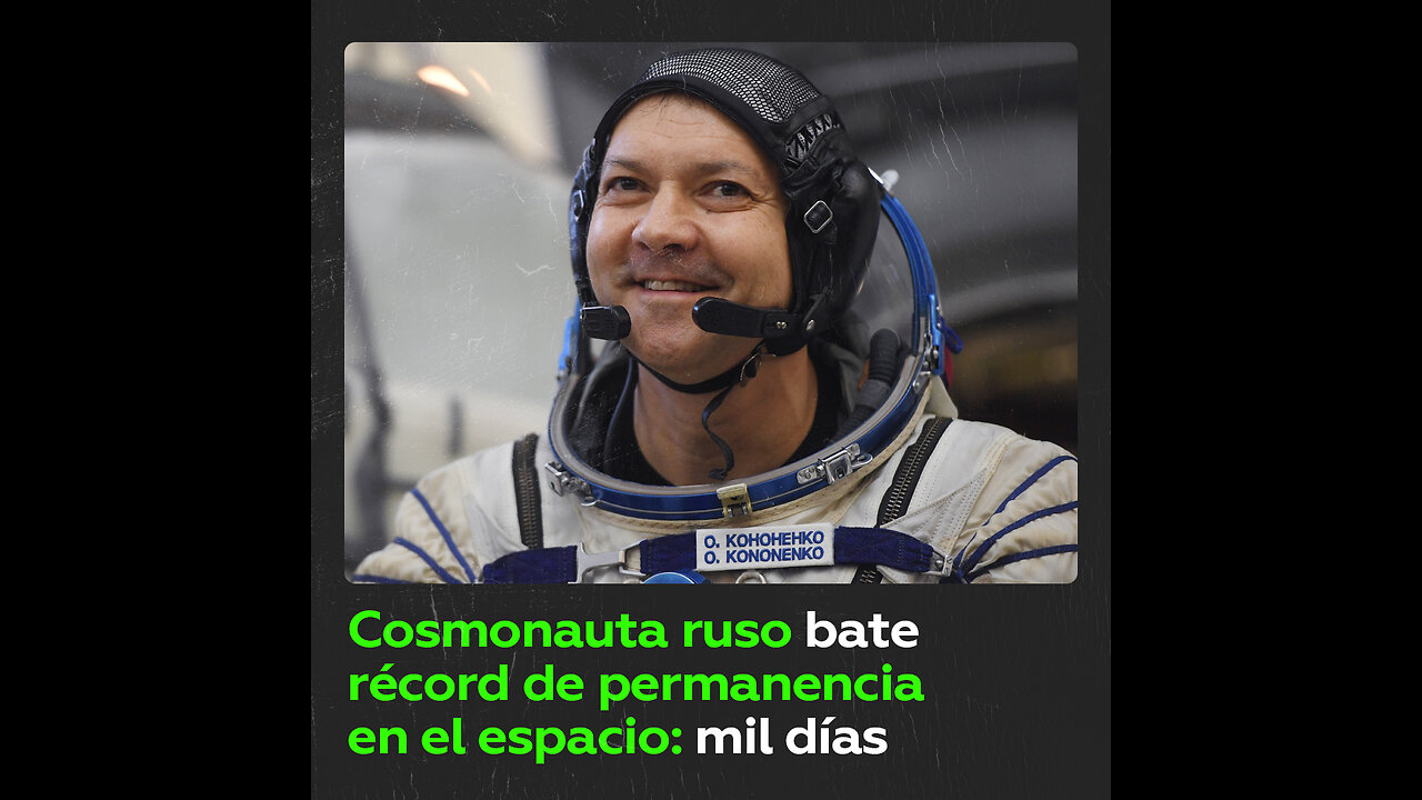 Mil días en el espacio: cosmonauta ruso bate un récord histórico