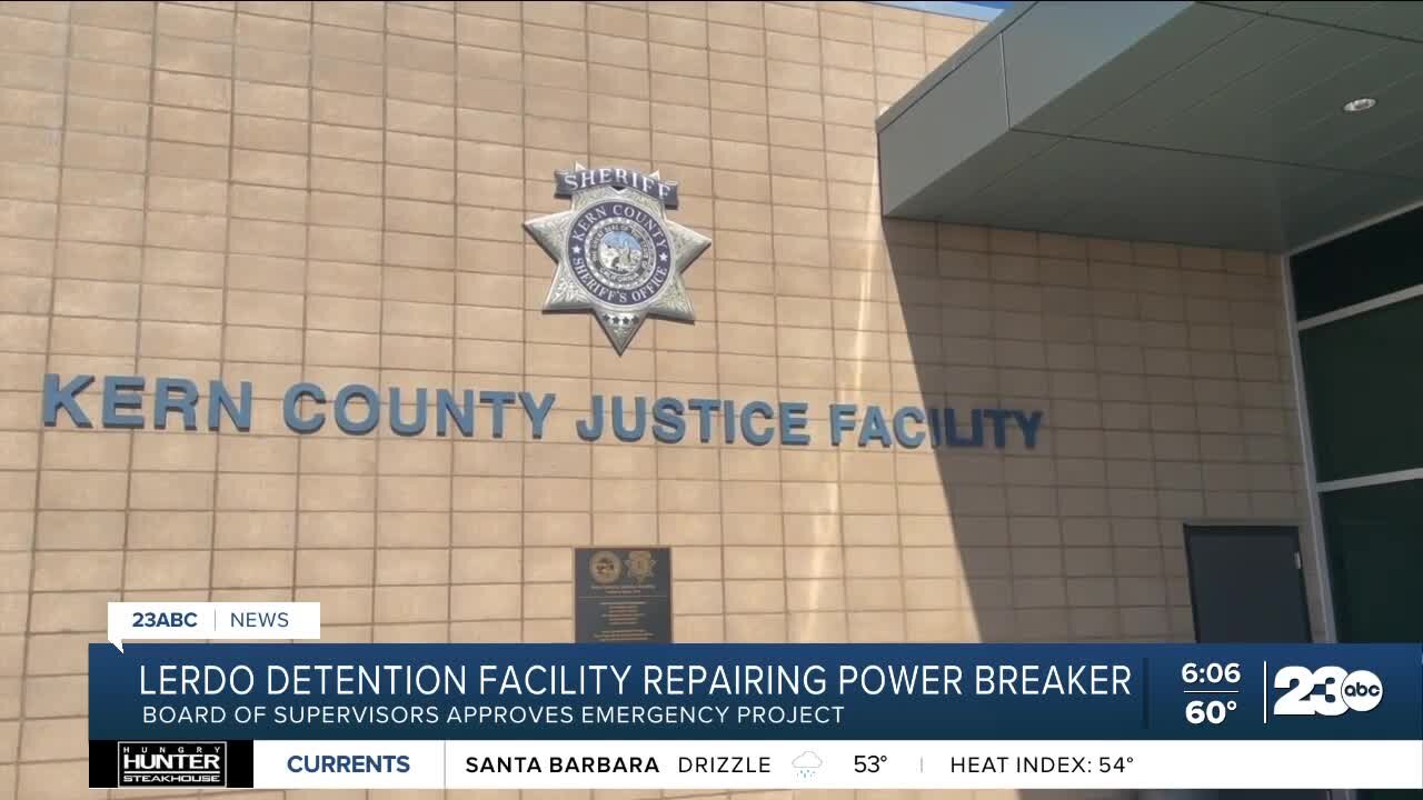 Lerdo Detention Facility makes emergency repairs to power breaker