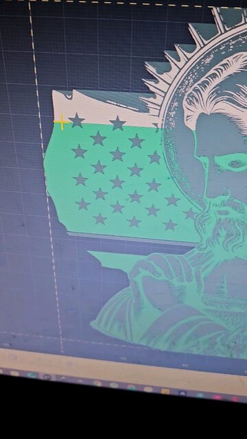 Jesus Praying over USA