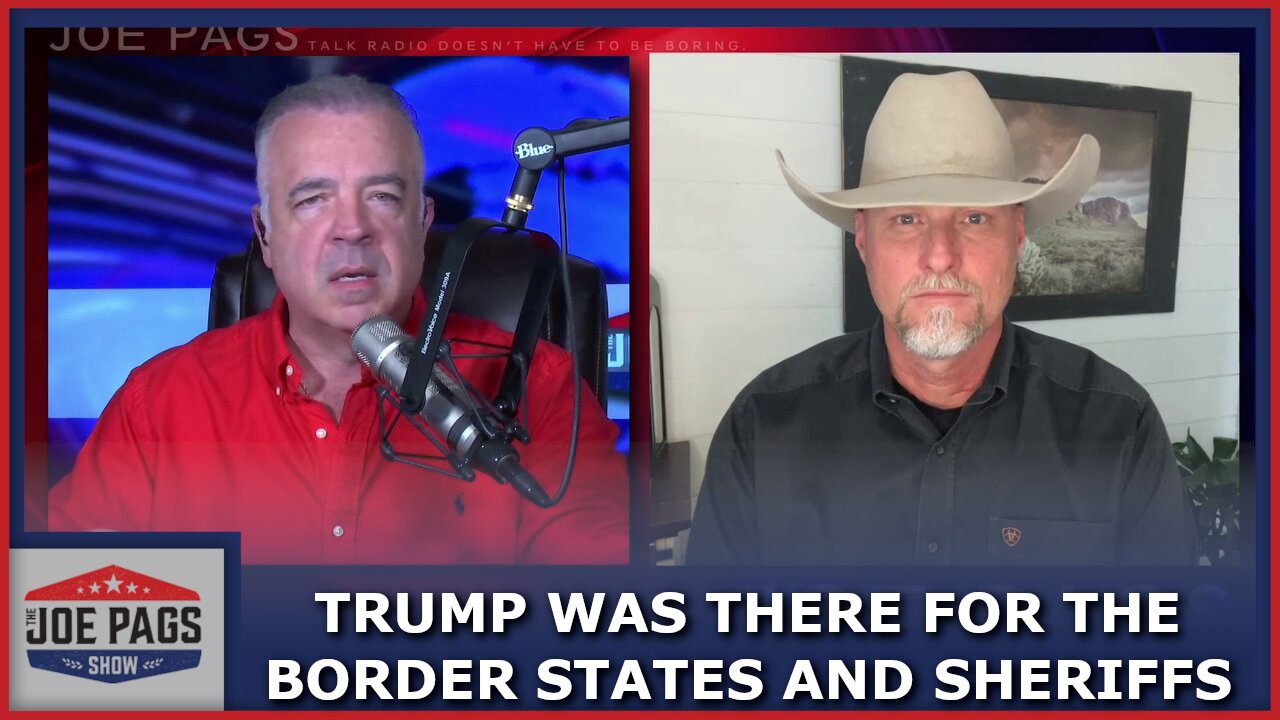 Trump WORKED With Border Sheriffs - Biden, Not So Much