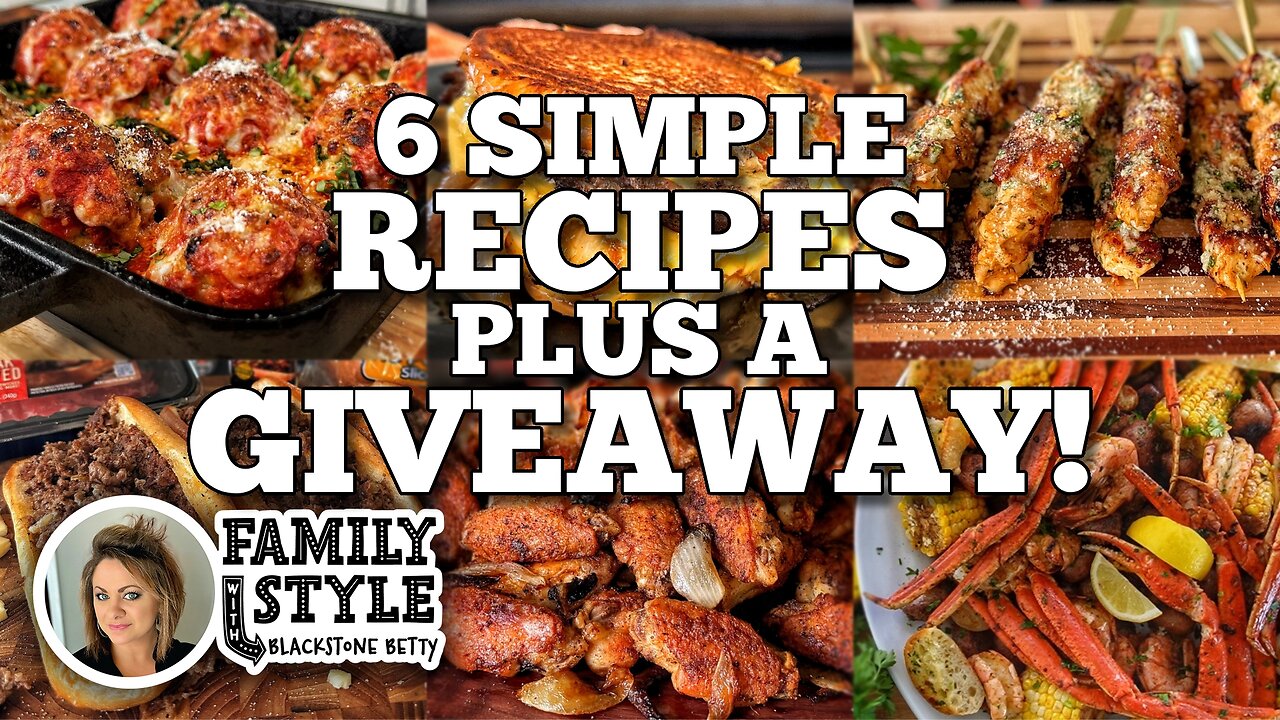 Top 6 Recipes Plus a GIVEAWAY | Blackstone Griddles