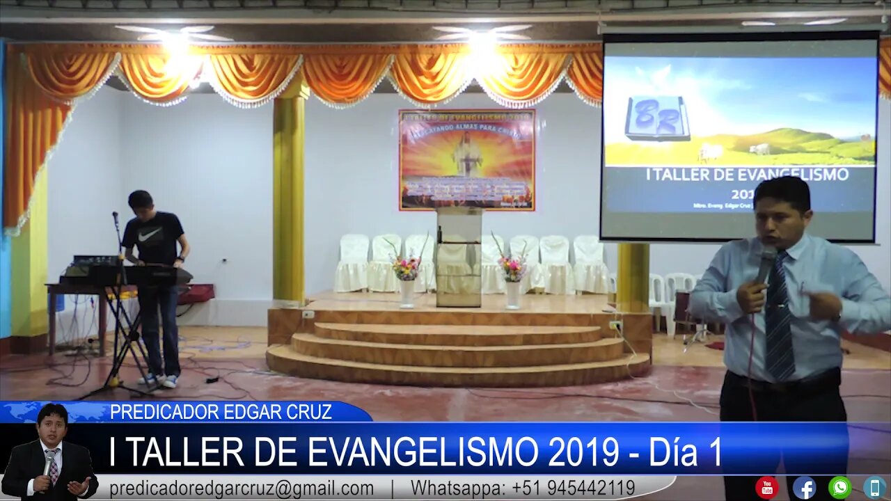 I Taller de Evangelismo 2019 - EDGAR CRUZ MINISTRIES