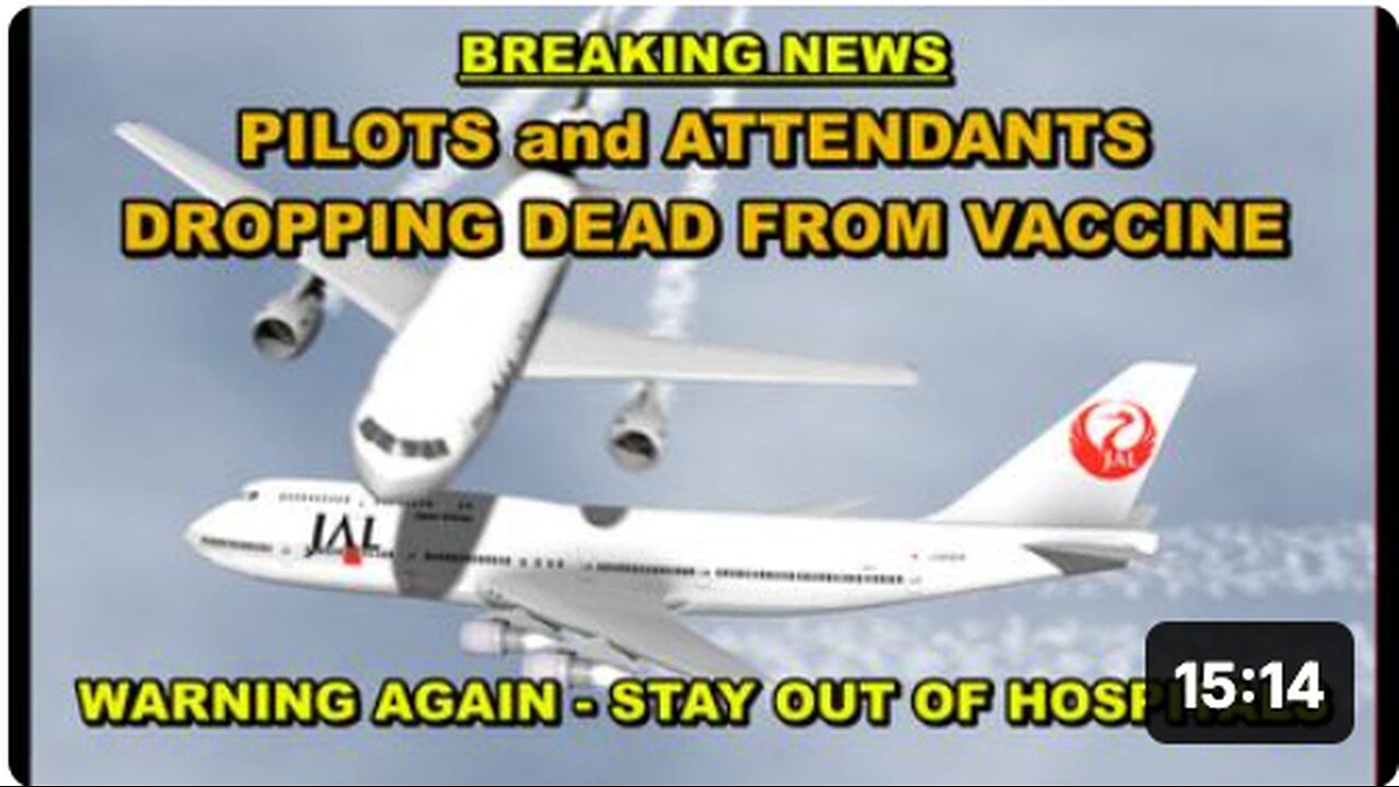 The Focus NOW is on more dead PILOTS and attendants - U.S. Hospitals becoming big time MURDER Zones