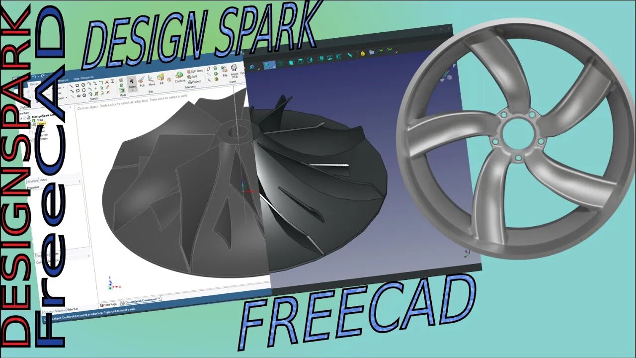 DesignSpark and FreeCAD- A Big Comparison Between Direct and Parametric Modeling! |JOKO ENGINEERING|