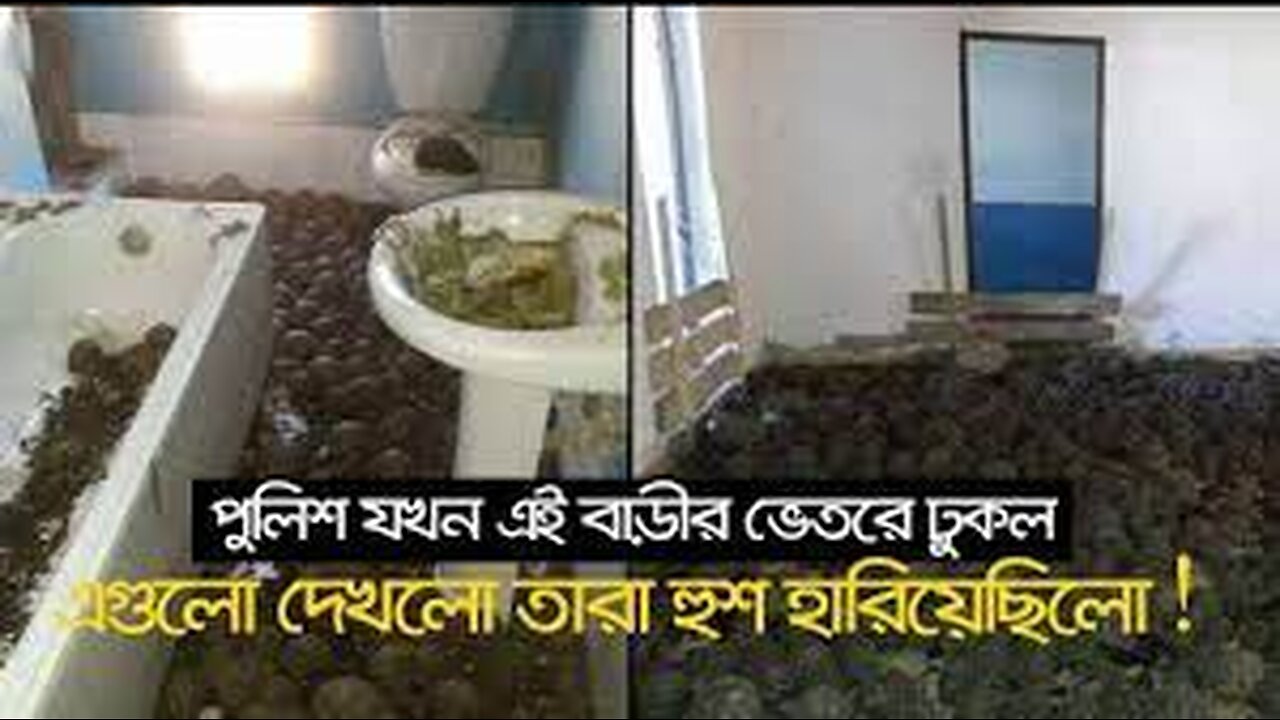 পুলিশ যখন এই বাড়ীর ভেতরে ঢুকল এগুলো দেখলো তারা হুশ হারিয়েছিলো !