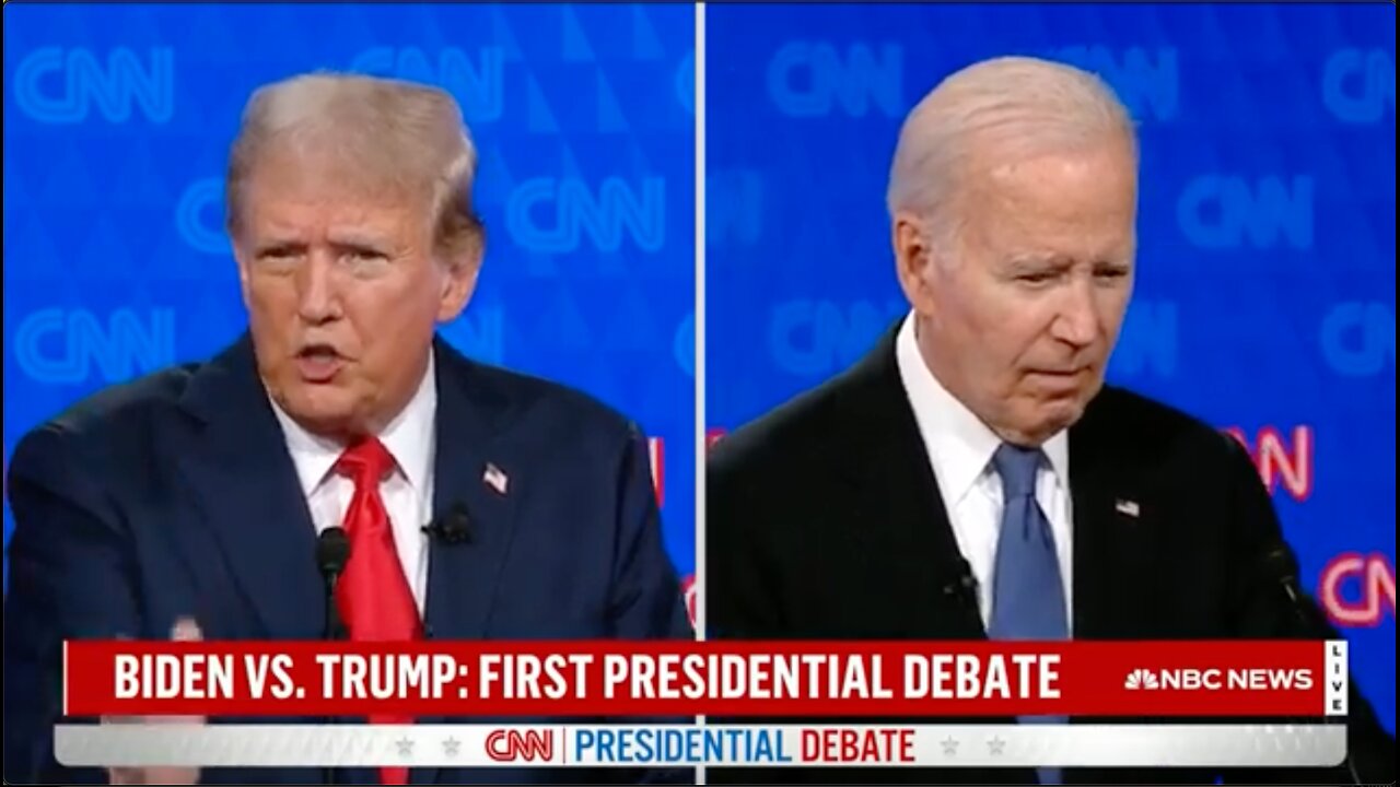 The Entire 2024 Presidential Debate Condensed Into One Clip