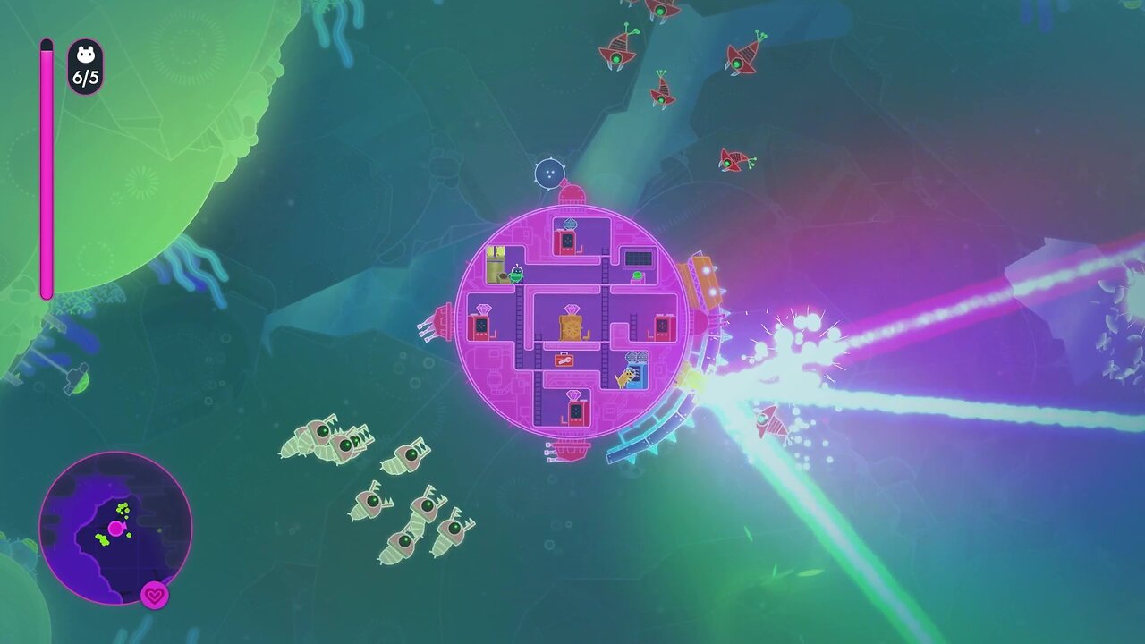 Our Strongest Weapon is Now a Laser Light Show in Lovers in a Dangerous Spacetime