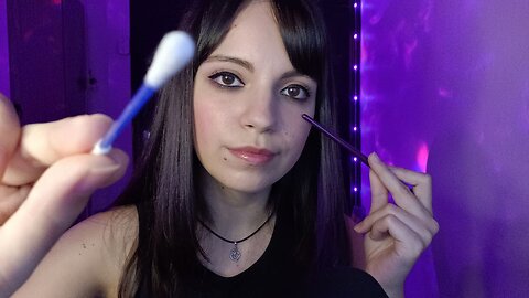 ASMR - Tem algo dentro do seu olho 👀