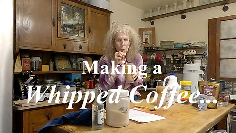 Making Whipped Coffee