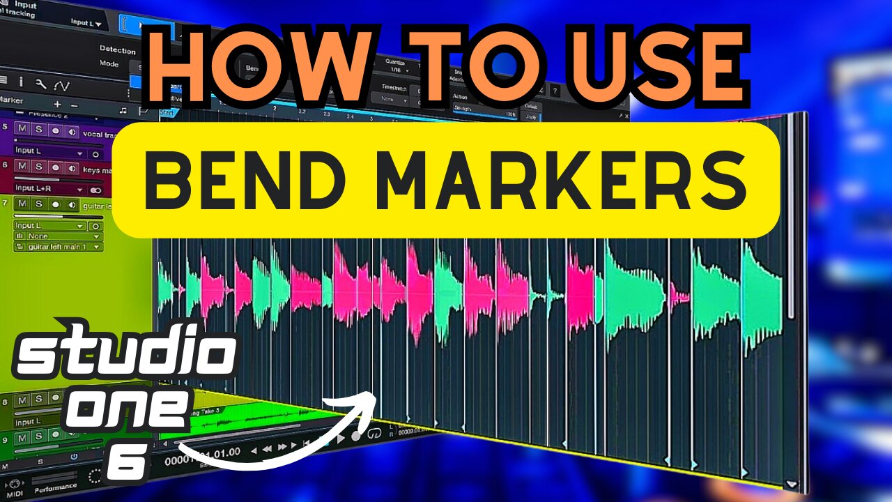 How to use Bend Markers in Studio One 6!