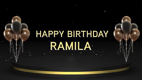 Wish you a very Happy Birthday Ramila