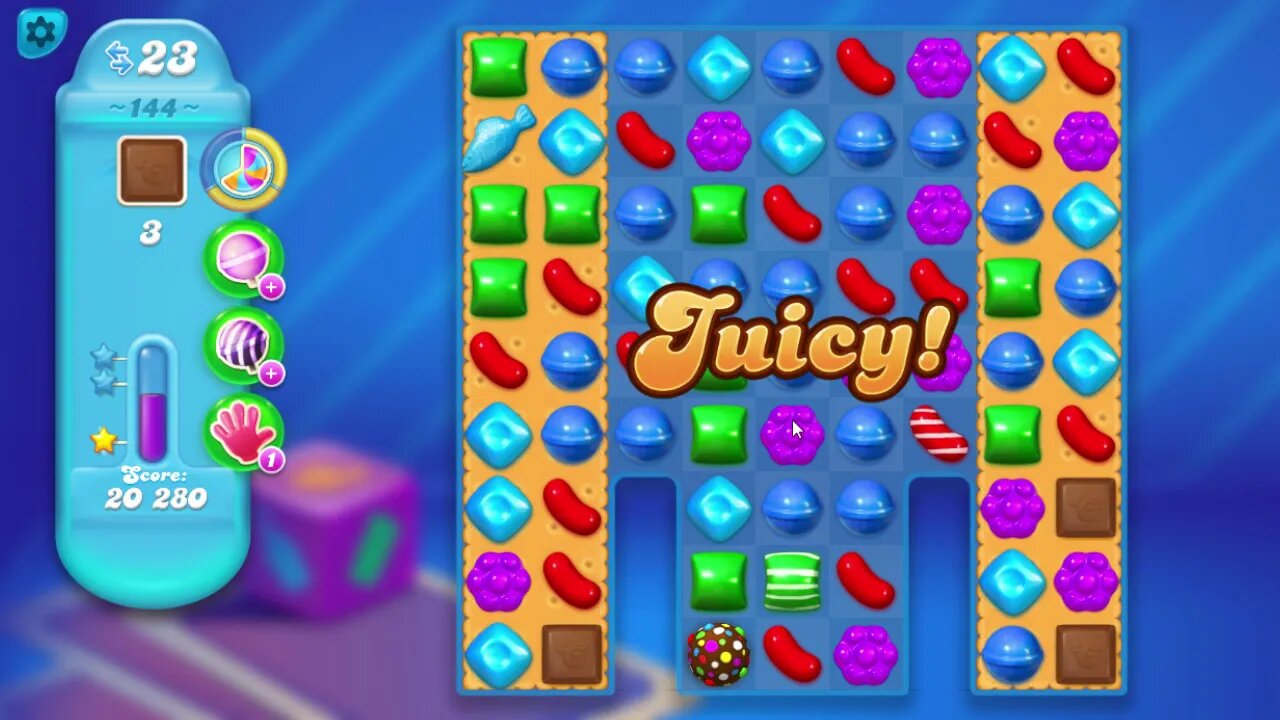 Candy Crush Soda Saga Level 144