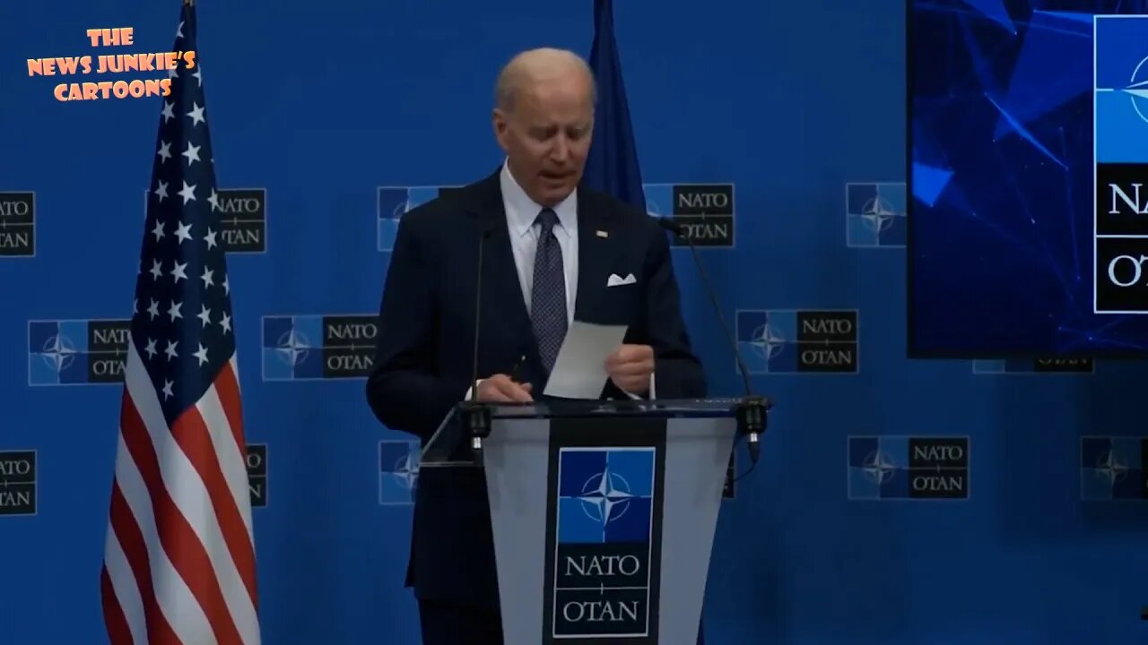 Biden: "I'll be now happy to take your questions... I've been given a list."