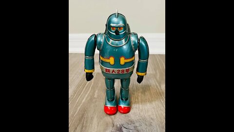 This Original Light Blue Tetsujin 28 is deaf & lame