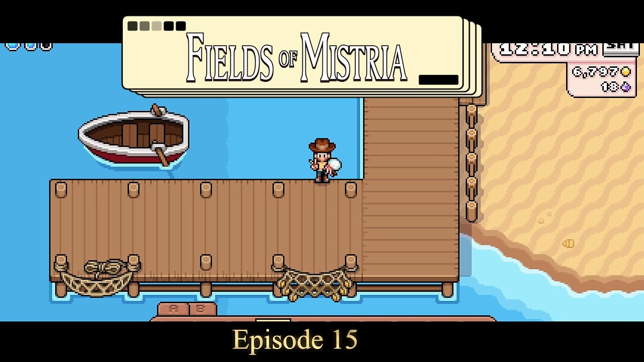 Let's Play Fields of Mistria (Early Access) Episode 15: Happy Fisherman!