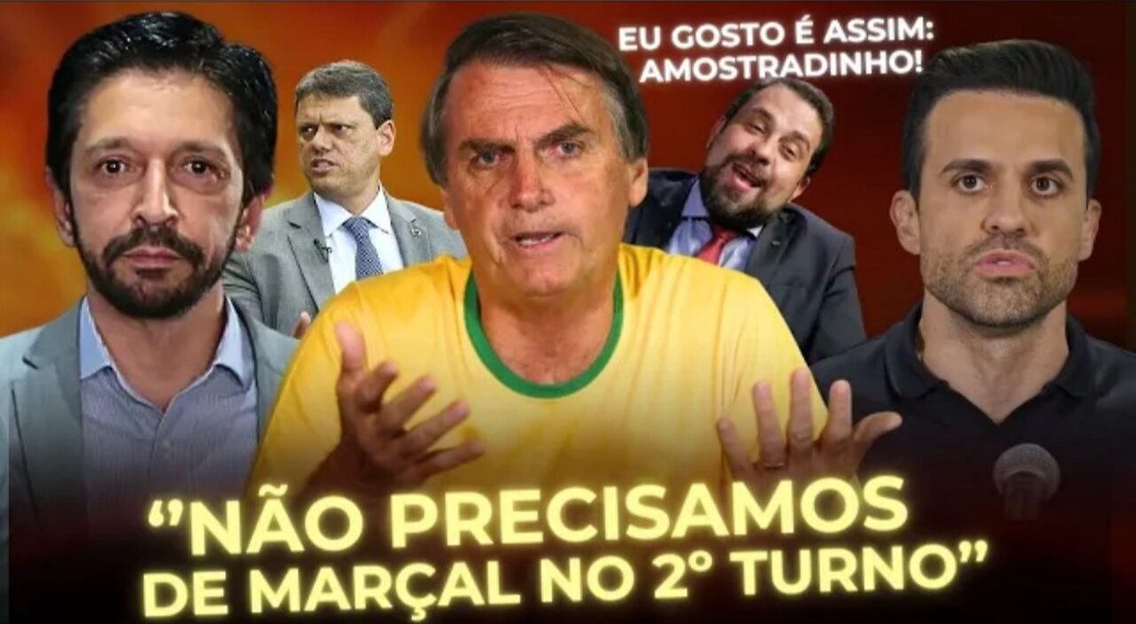 URGENTE: BOLSONARO DISPENSA APOIO DE MARÇAL NO 2º TURNO ENTRE NUNES e BOULOS