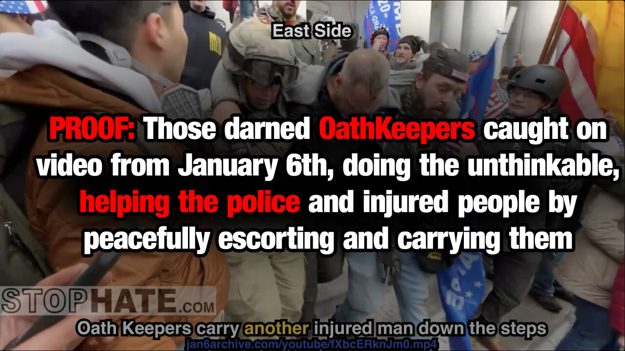 PROOF: OathKeepers January 6th helping the police