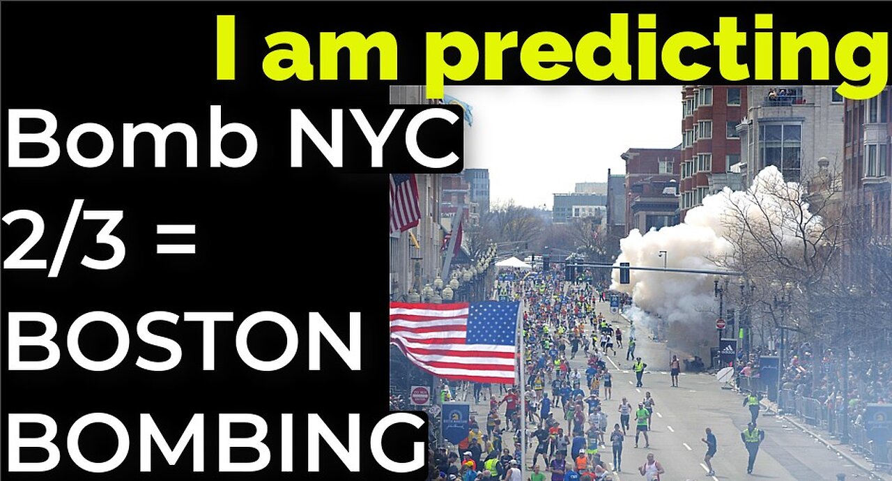 I am predicting: Bomb will explode in NYC Feb 3 = BOSTON BOMBING PROPHECY