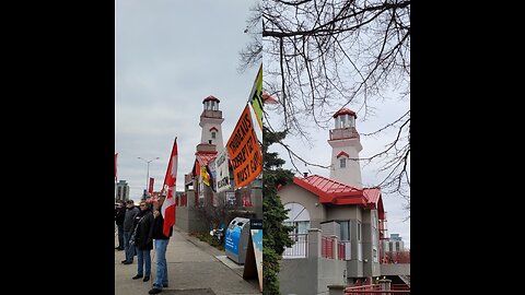 2024 11 16 Port Credit, Mississauga- protest