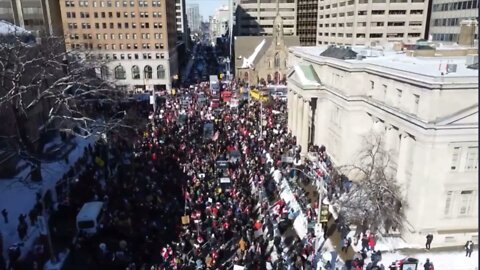 Massive Numbers In Toronto For Freedom