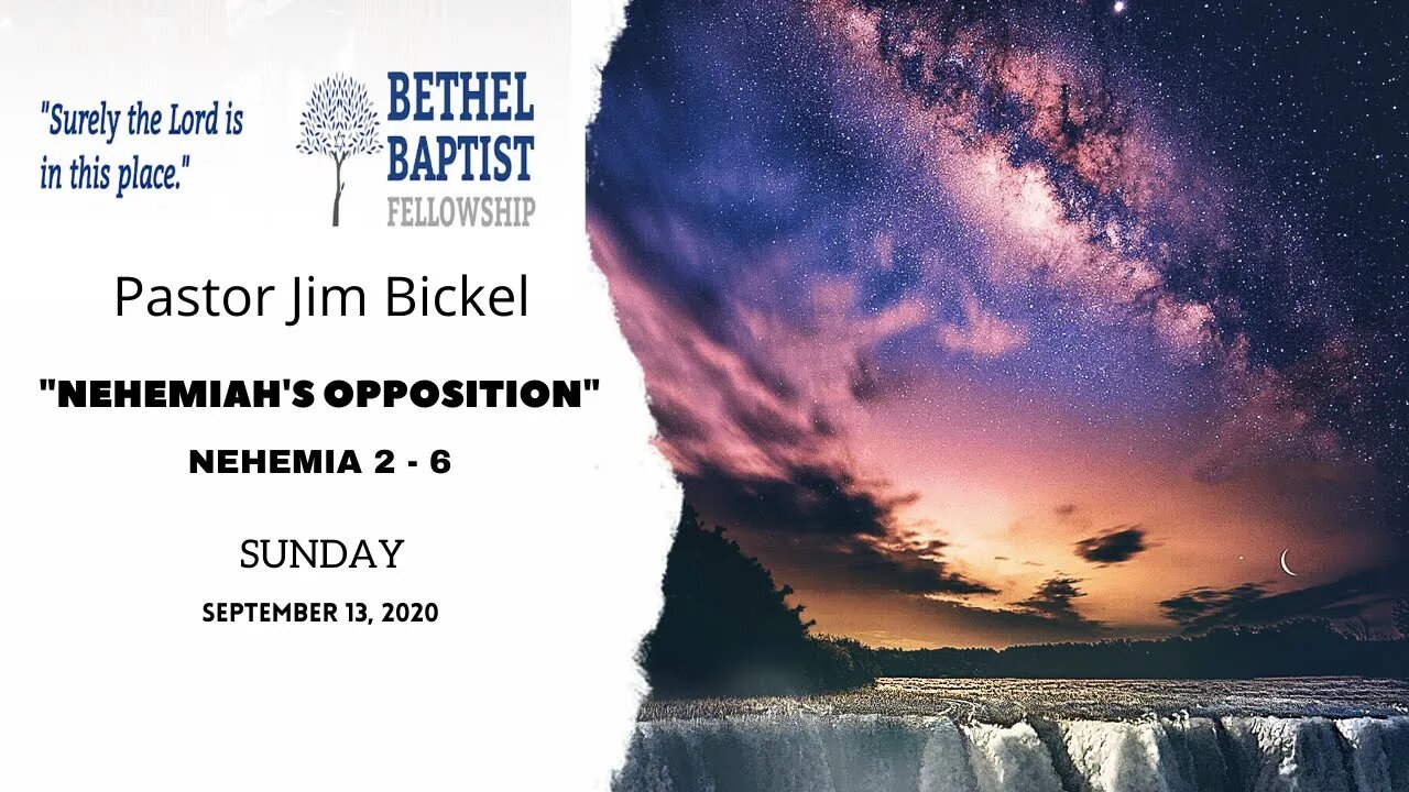 "Nehemiah's Opposition" - Sunday Service 11:45AM