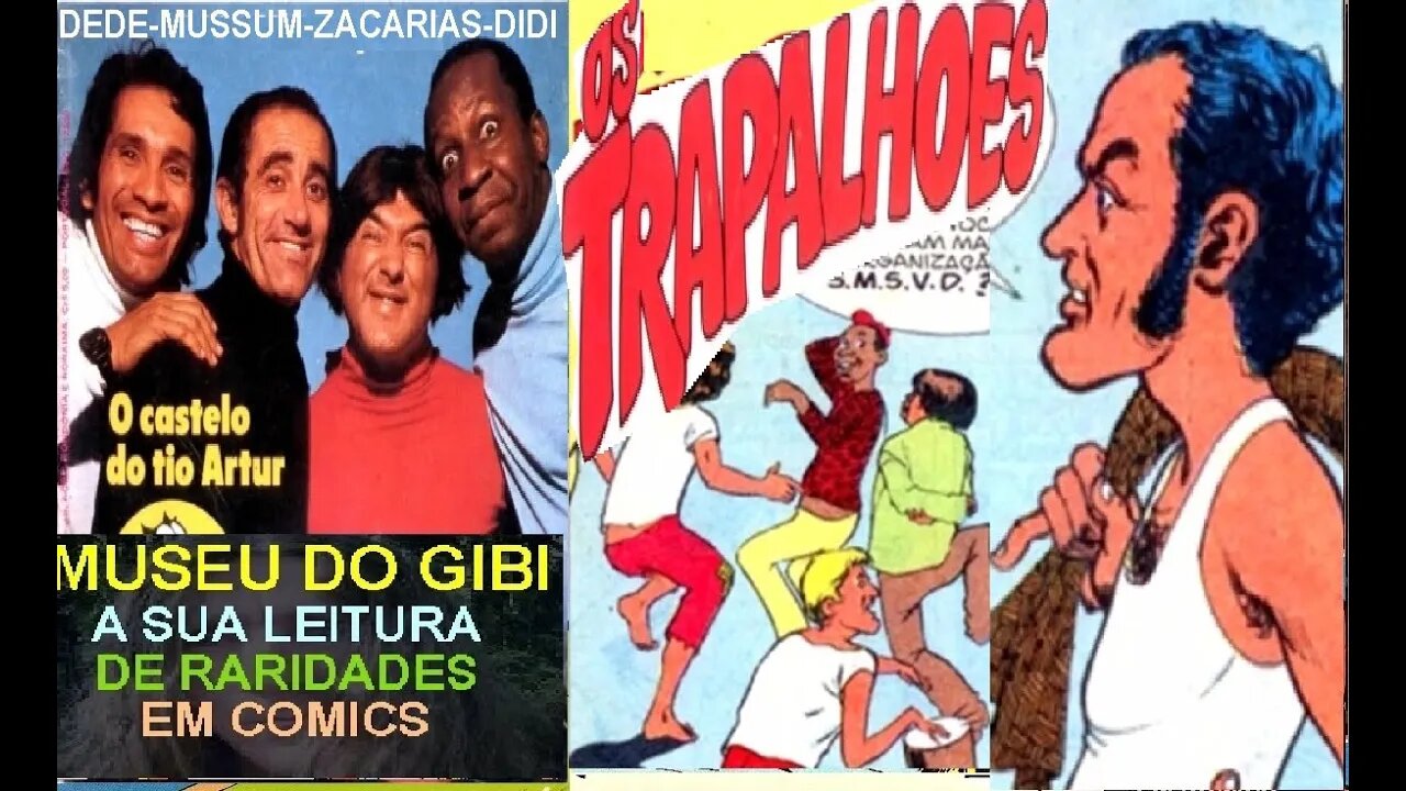 OS TRAPALHÕES EM QUADRINHOS #museudogibi #quadrinhos #comics #manga