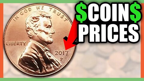 HOW MUCH IS A 2017 PENNY WORTH? RARE PENNIES WORTH MONEY!!