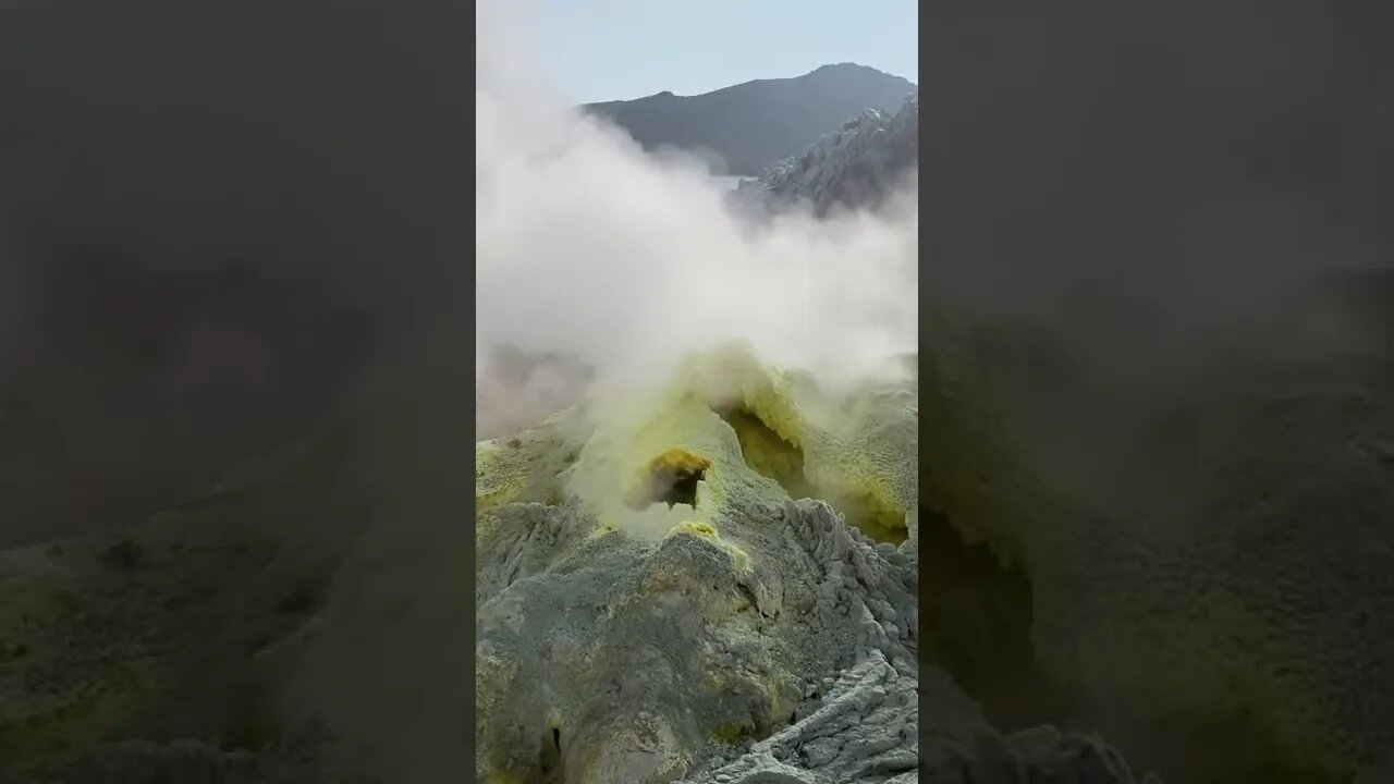 smoking volcano#volcano #naturesounds