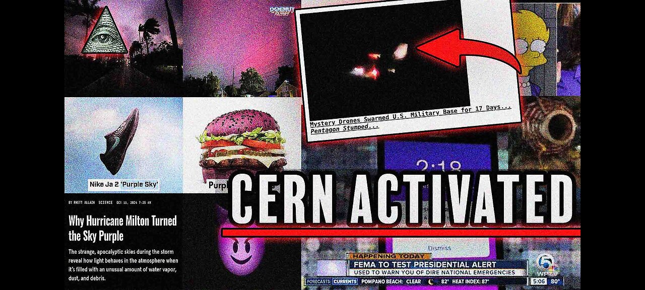 CERN PORTAL ACTIVATED - WHY IS EVERYTHING PURPLE?